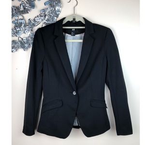 H&M Black Blazer Size 6